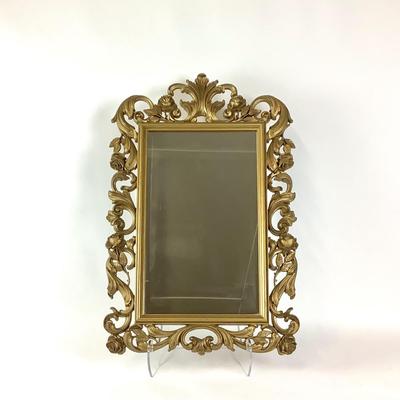 247 Syrocco Gilded Rococco Rectangular Mirror