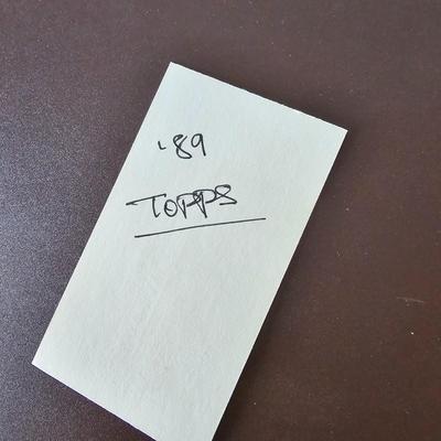 1987, 1988, 1989 Topps Baseball Cards in Binders (BO-JS)