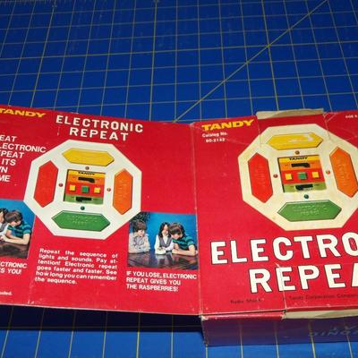 Vintage 1978 Tandy Electronic Repeat Game