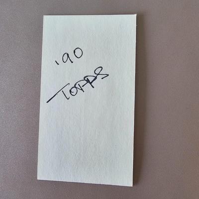 1990, 1991, 1992 Topps Baseball Cards in Binders ( BO-JS)