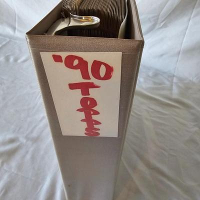 1990, 1991, 1992 Topps Baseball Cards in Binders ( BO-JS)