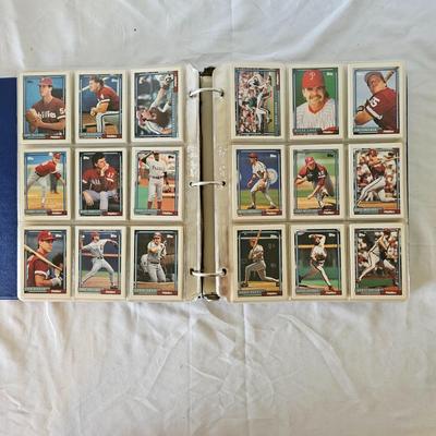 1990, 1991, 1992 Topps Baseball Cards in Binders ( BO-JS)