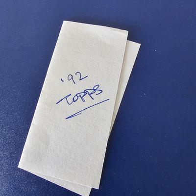 1990, 1991, 1992 Topps Baseball Cards in Binders ( BO-JS)