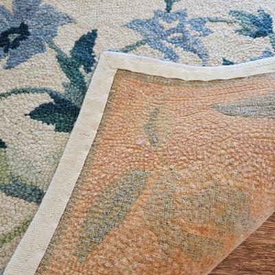 Floral Vanity Stool and Rug (DR-DW)