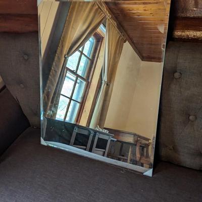 Unframed Beveled Mirror