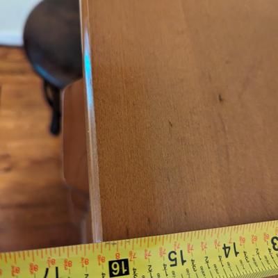 Solid Maple 5 Drawer Dresser With Wheels