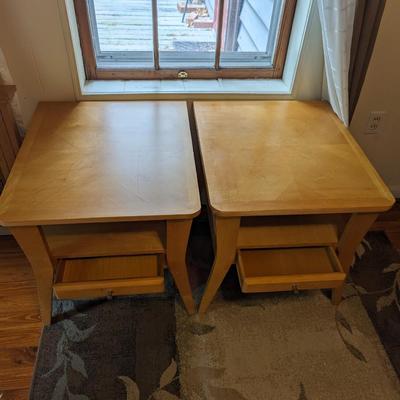 Pair Of Wood End Tables