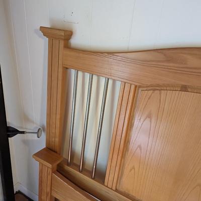 Solid Wood Headboard, Footboard, and Rails- Queen Size
