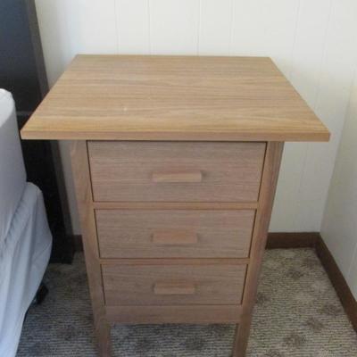 Pair of Solid Wood 3 Drawer Bedside Tables