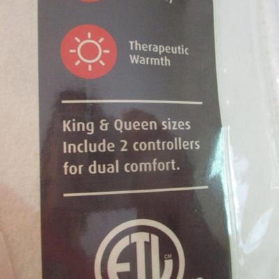 King/Queen Heated Mattress Pad 2 Controllers