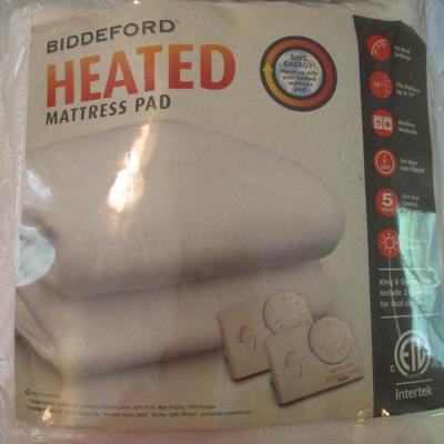 King/Queen Heated Mattress Pad 2 Controllers