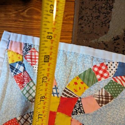 Colorful Quilt This One Looks Like It Is Homemade