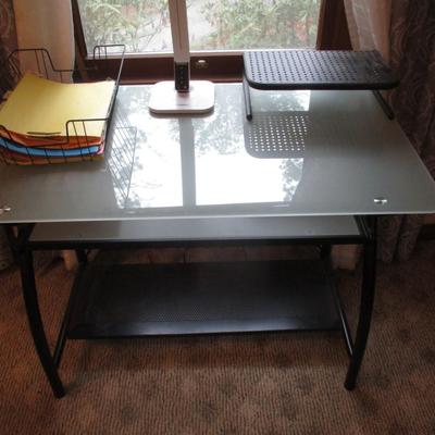 Glass Computer Desk