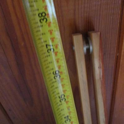 Wooden Ceiling Pot Rack