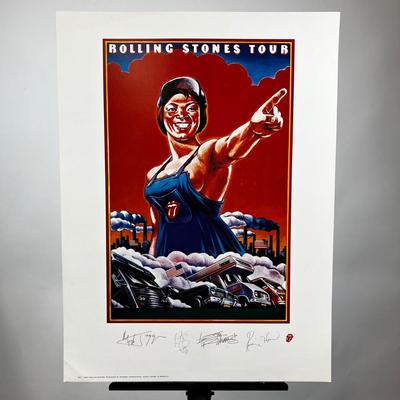 741 Rolling Stones Tour Concert 1994 Poster Print