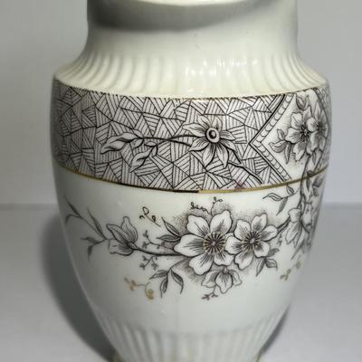 Vintage "M" Made in Germany Porcelain Mini Creamer Pitcher 5" in Good Preowned Condition.