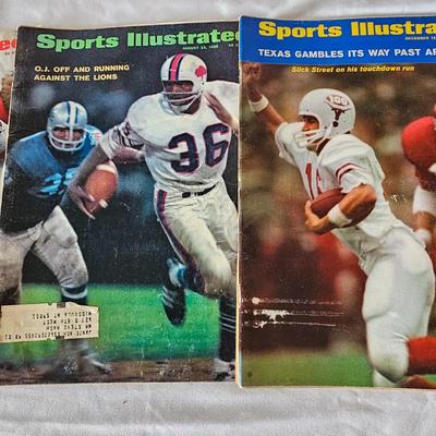 Assorted Sports Illustrated Issues from the 50's, 60's and 70's (BO-JS)