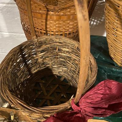 Lot of Four Handled Baskets