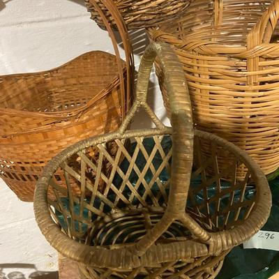 Lot of Four Handled Baskets