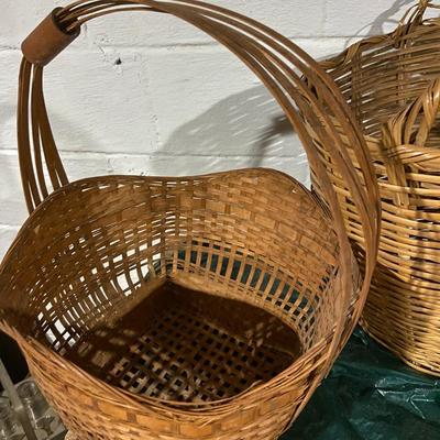 Lot of Four Handled Baskets