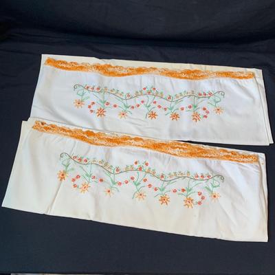 Vintage Crocheted Doilies, Embroidered Pillowcases, & More (UB1-HS)