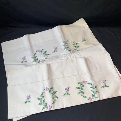 Vintage Crocheted Doilies, Embroidered Pillowcases, & More (UB1-HS)