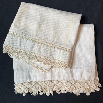 Vintage Crocheted Doilies, Embroidered Pillowcases, & More (UB1-HS)