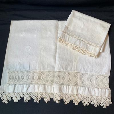 Vintage Crocheted Doilies, Embroidered Pillowcases, & More (UB1-HS)