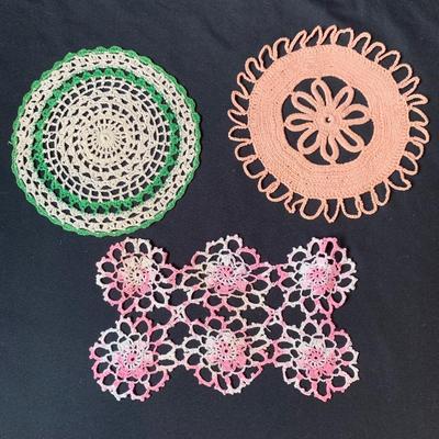 Vintage Crocheted Doilies, Embroidered Pillowcases, & More (UB1-HS)