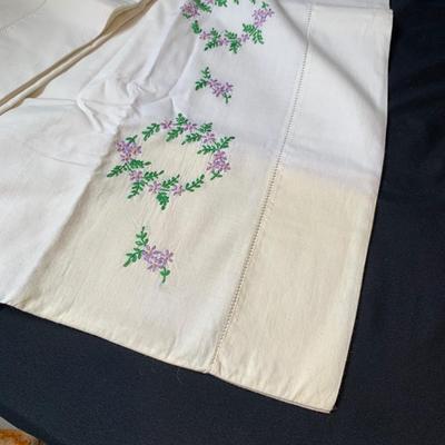 Vintage Crocheted Doilies, Embroidered Pillowcases, & More (UB1-HS)