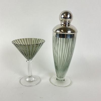 755 Handblown Martini Shaker & Glass