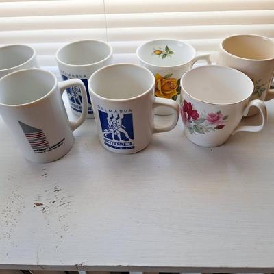 7 Assorted mugs