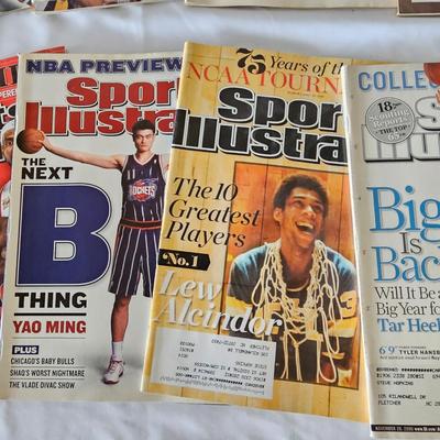 Past Sports Illustrated Basketball Issues & More. (BO-JS)