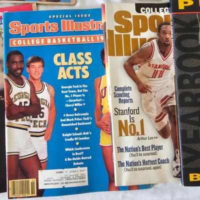 Past Sports Illustrated Basketball Issues & More. (BO-JS)