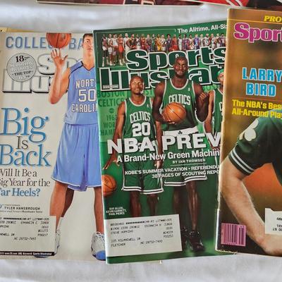 Past Sports Illustrated Basketball Issues & More. (BO-JS)