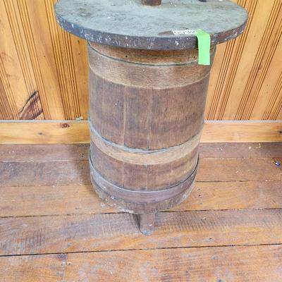 Faux Butter Churn Table