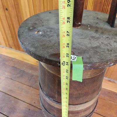 Faux Butter Churn Table