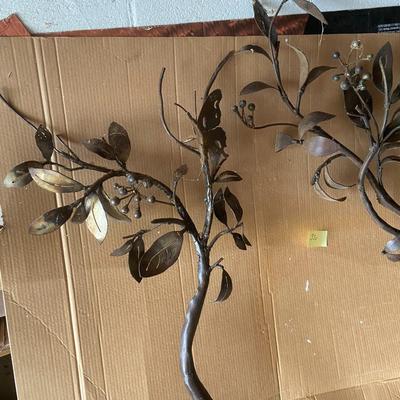 Metal Tree Branch Wall Art