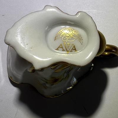 Antique AVA French Limoges Company Tea Cup & Saucer in VG Preowned Condition.