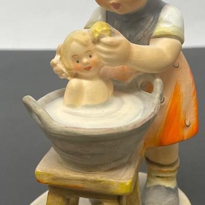 Hummel Goebel Doll Bath Figurine/ West Germany Yr. 1955