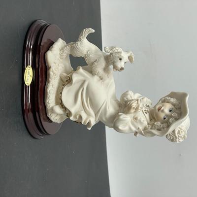 Giuseppe Armani CHERIE Girl w Dog Figurine