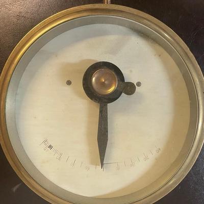 Antique Lilley & Grille ? Marine wall mount Clinometer instrument