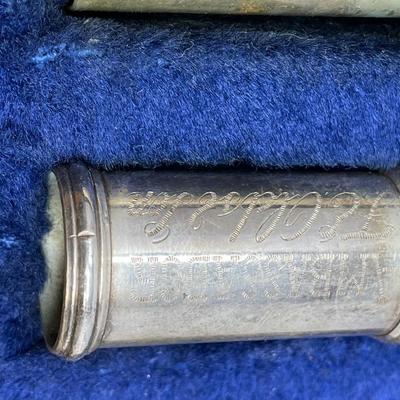 F.E. Olds Ambassador flute Silver with case