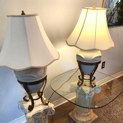 Lot #69 Nice Pair of Table Lamps