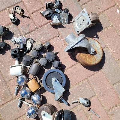 2nd lot of vintage and assorted castors