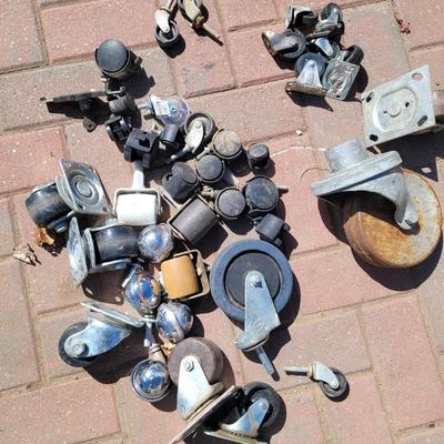 2nd lot of vintage and assorted castors