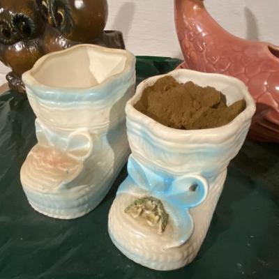 Lot of Vintage and MCM Collectible Planters
