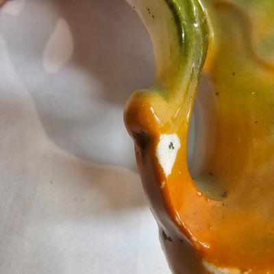 Pair of Painted Ceramic Vases (BS-JS)