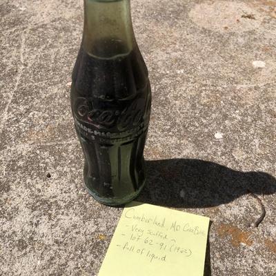 VINTAGE COCA-COLA HOBBLE-SKIRT BOTTLES: Cumberland, MD and Hickory, NC | Lot Two