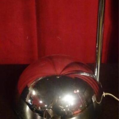 LOT 92: 1960's ROBERT SONNEMAN CHROME FLOOR LAMP, MID CENTURY MODERN